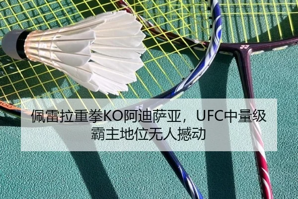 佩雷拉重拳KO阿迪萨亚，UFC中量级霸主地位无人撼动